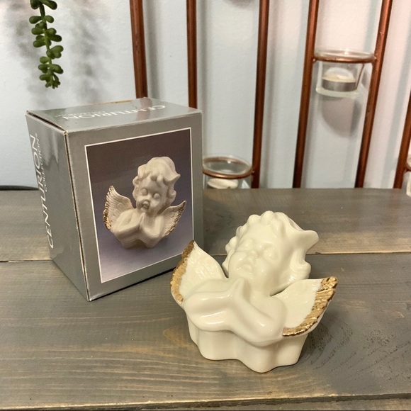 Vintage Other - Vintage Centurion Collection Porcelain Angel Box